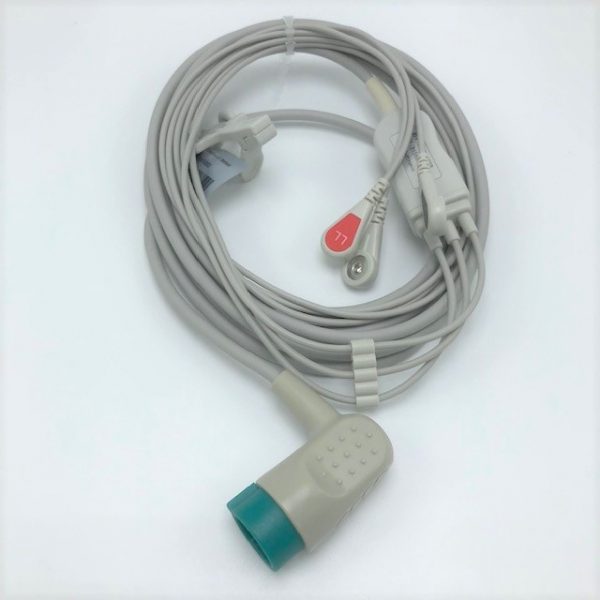 Câble ECG 12 Fils Pour Défibrillateur Lifepak 12 Et 15 - Fils Coffre Et Fils V, Occasion Testé, Fourni Par Un Pro