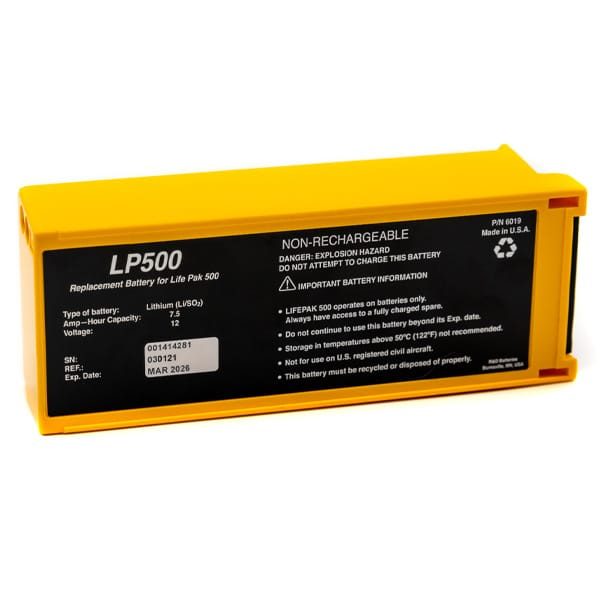 Physio Control LifePak 500 Replacement Battery