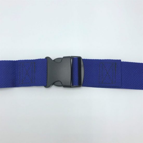 Dick Medical Supply Two Piece 5' Blue Strap Plastic Side Release Buckle ...