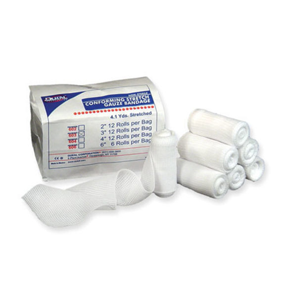 Dukal 3″ Conforming Stretch Gauze Bandage – Non-Sterile