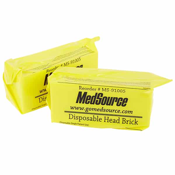 Medsource Disposable Head Bricks (2/PK) – Yellow