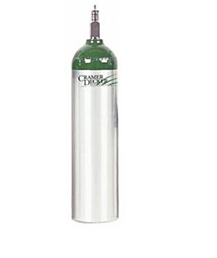 Oxygen Cylinder Size E W/ Toggle (Empty) - Coast Biomedical Equipment