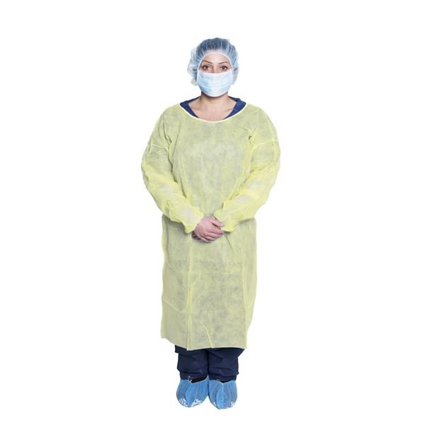Dukal Yellow Universal Isolation Gown (Box of 10)