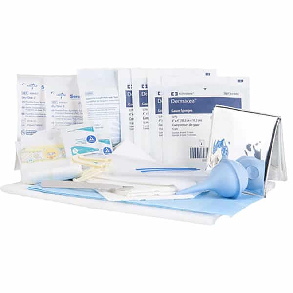 OB Kit With Umbilical Clamps and Scalpel