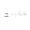 ADC Connector Metal Luer Lock Male & Female - Image 3