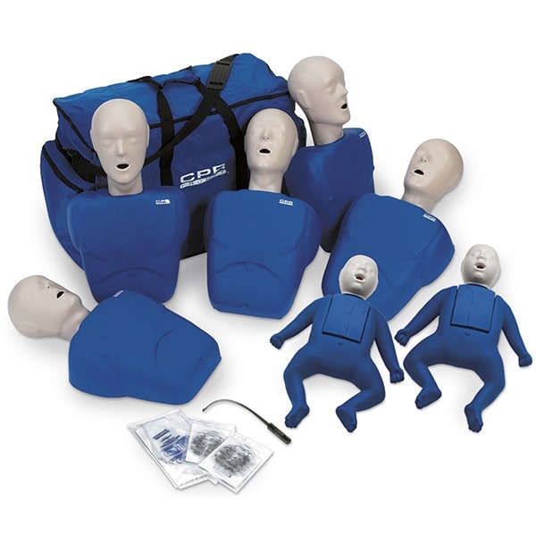 CPR Prompt Blue 7 Pack Training Manikins