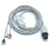 ECG Cable With 1K OHMS Straight Plug1