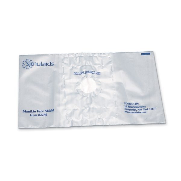 Simulaids Manikin Face Shields – 100PK