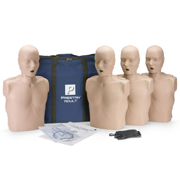 Prestan CPR AED Medium Skin Manikins With CPR Monitor – Adult (4PK)