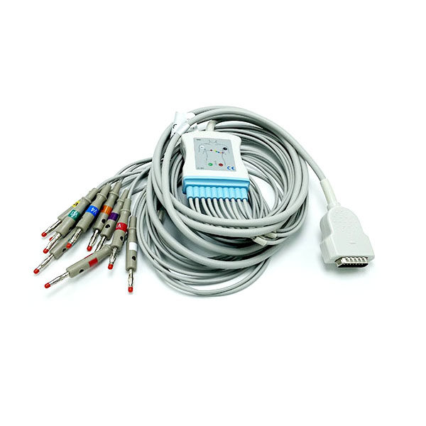 GE MAC 1200 Compatible 12 Lead Banana Cable