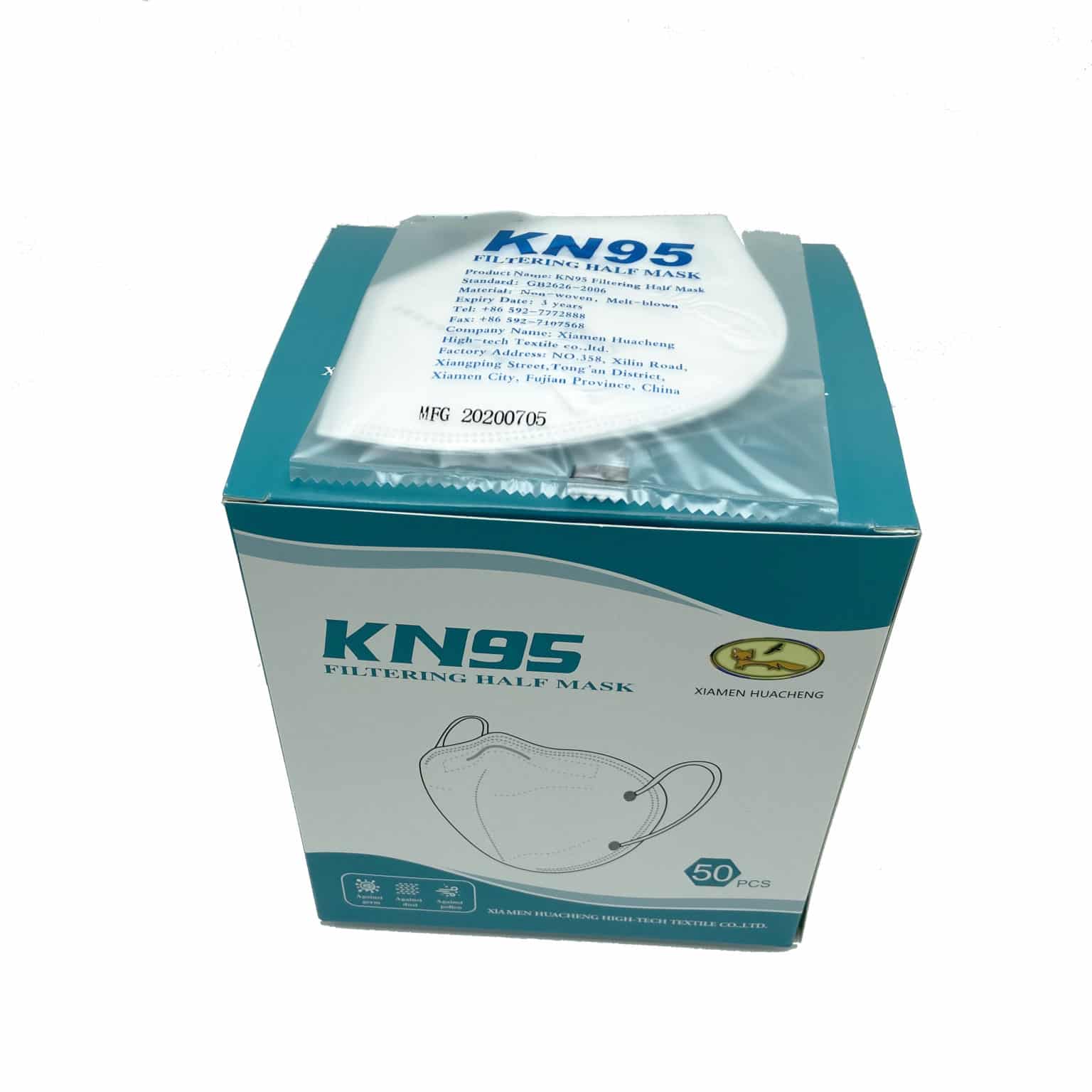 KN95 Filtering Half Mask Coast Biomedical Equipment