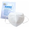 kn95 filtering half mask bag and mask both