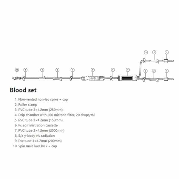 Sapphire Multi Therapy Blood Set I Ap133 I Coast Biomedical Equipment