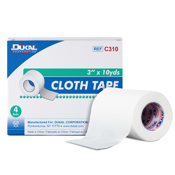 Dukal Cloth Tape – 3″ x 10 YDS