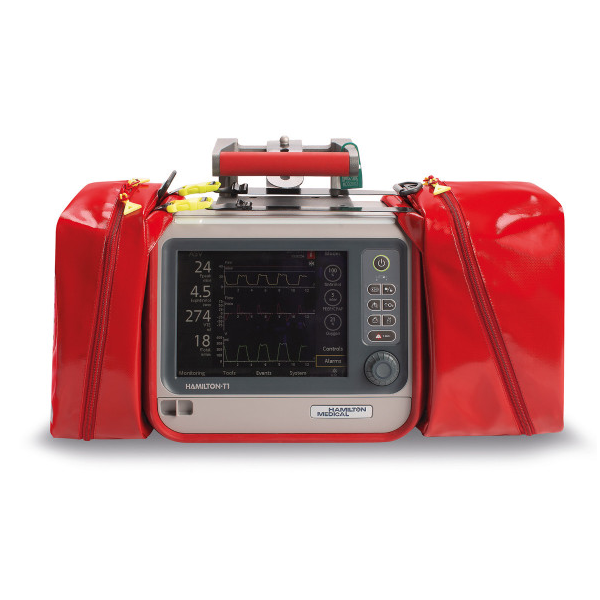 Hamilton T1 Ventilator Carrying Case – Red